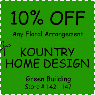 Kountry Home Design Specializing in Floral Arrangements at the Walnut Creek Amish Fleamarket in Ohio